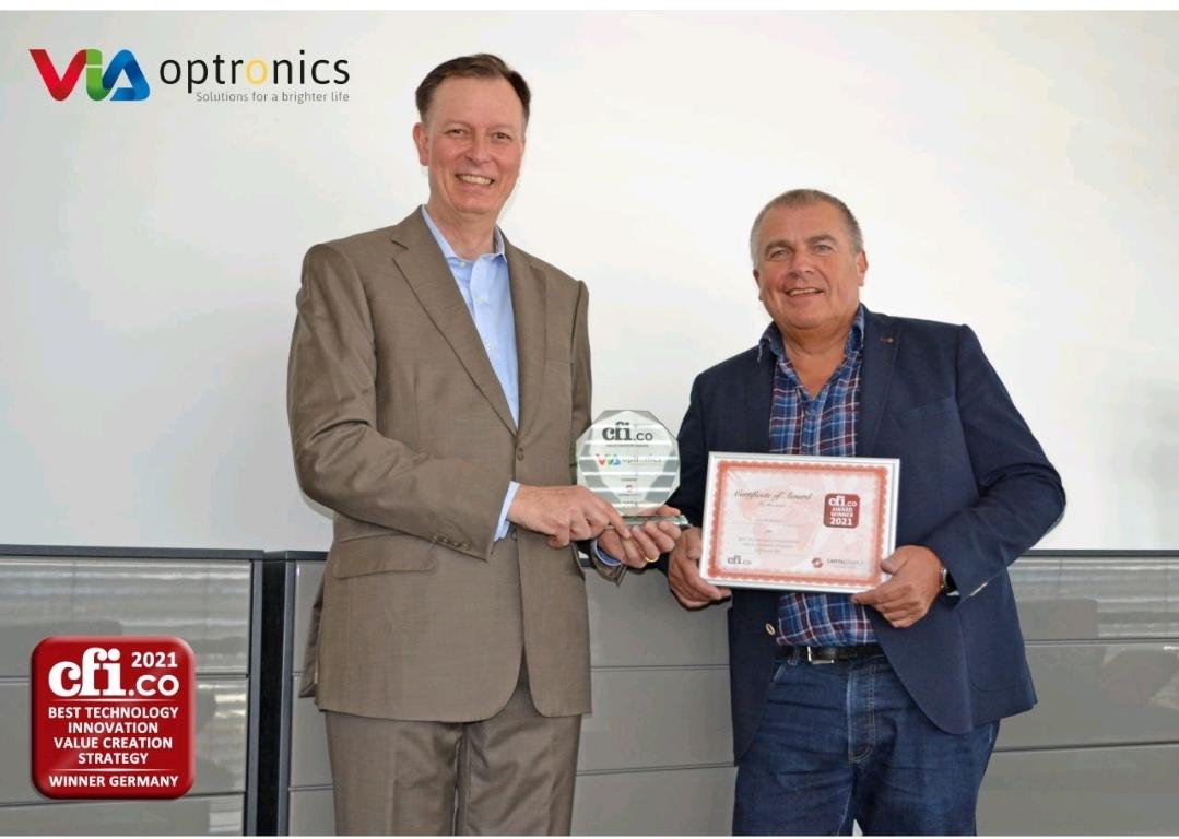 https://via-optronics.com/en/news-details-en/via-optronics-ag-receives-2021-award-for-best-technology-innovation-value-creation-strategy-germany-by-capital-finance-international.html