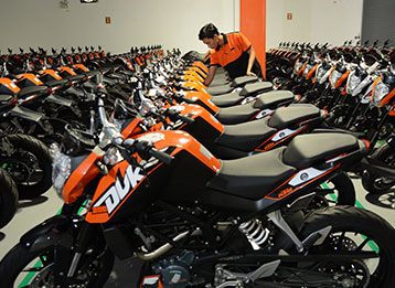 Motorcycle Assembly for KTM AG photo - IMI Motorcycle Assembly for KTM AG photo - IMI