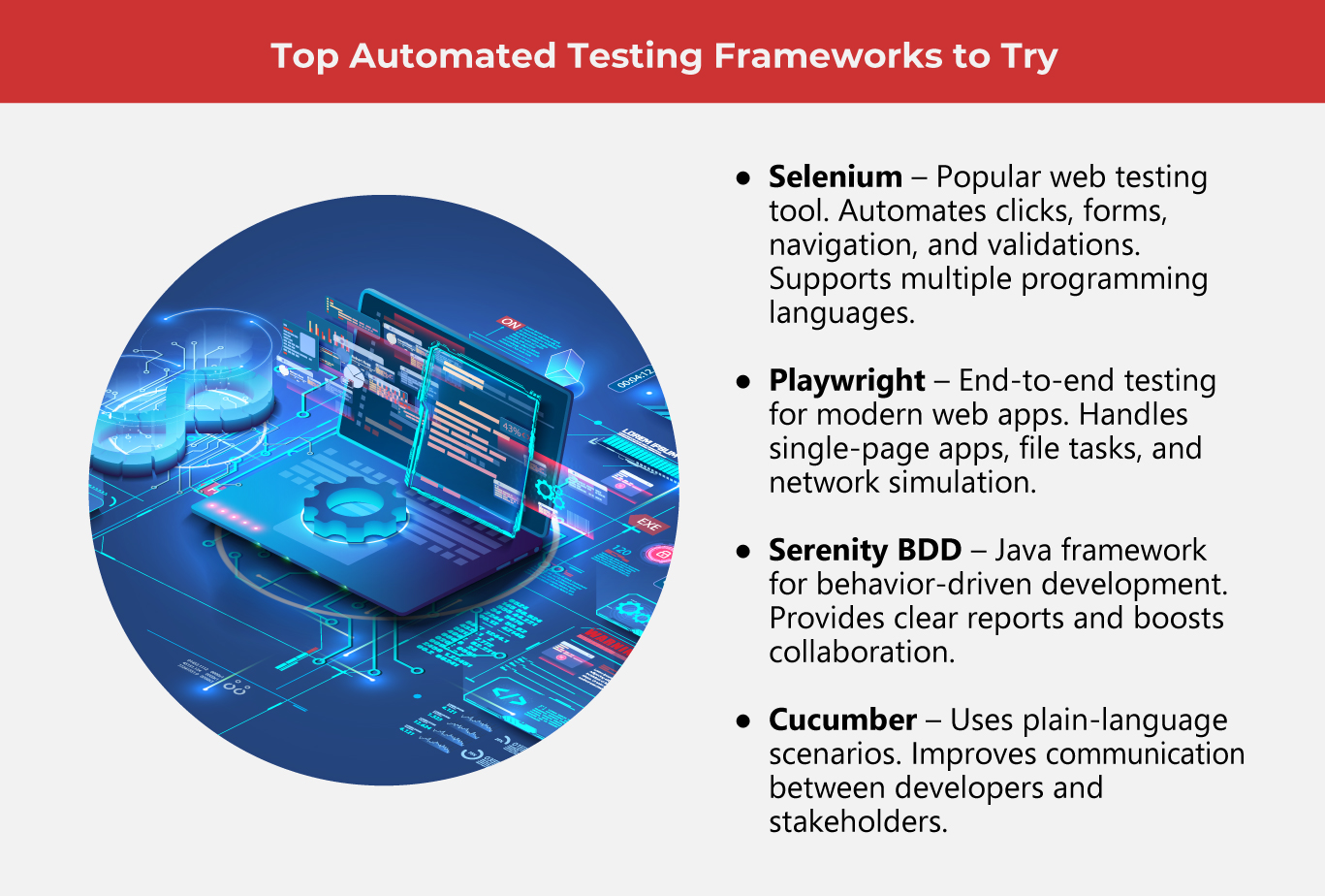 7 Testing Frameworks to Boost