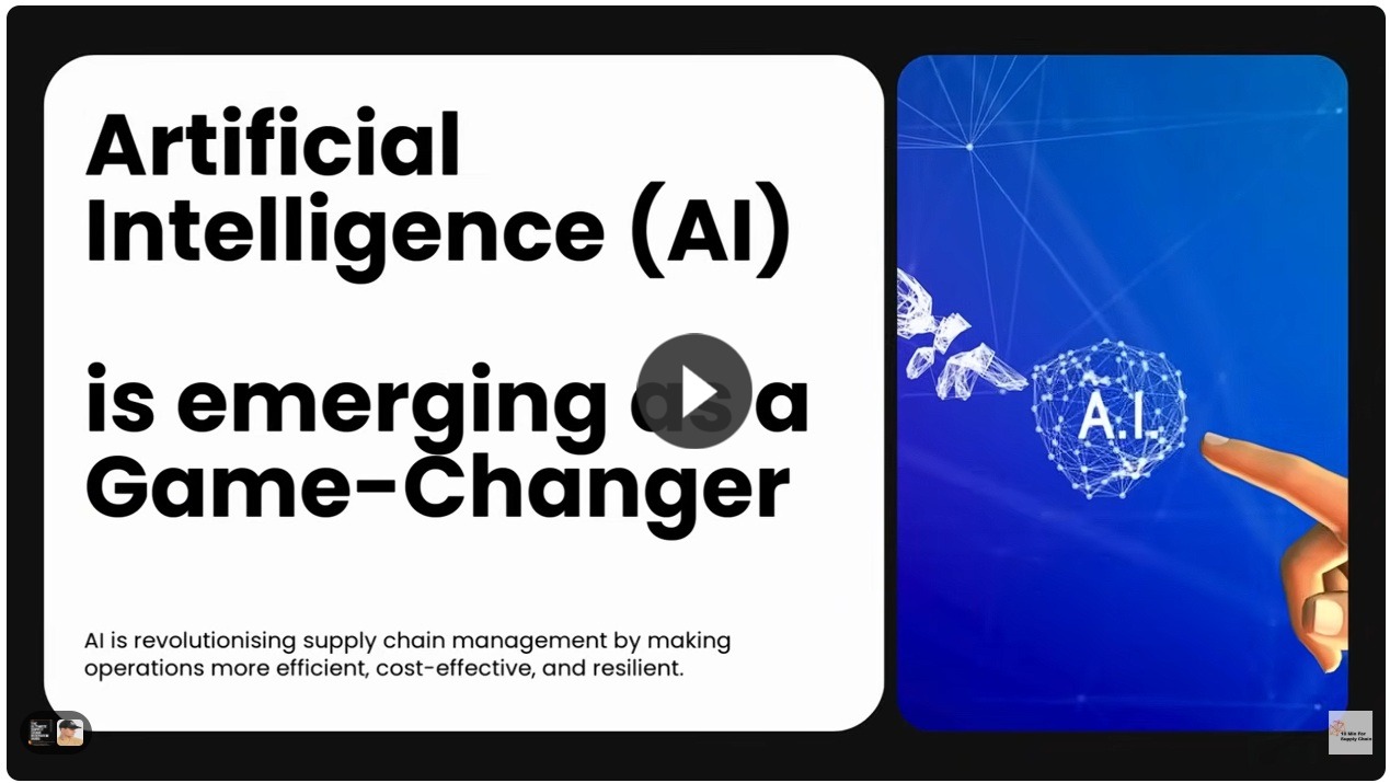 AI in supply chain and logistics | Artificial Intelligence in supply chain management