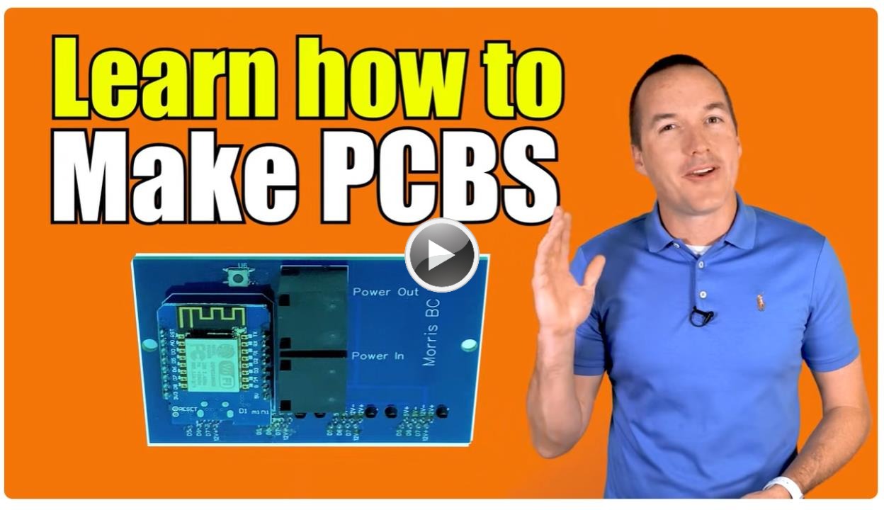 PCB Creation for Beginners - Start to finish tutorial in 10 minutes