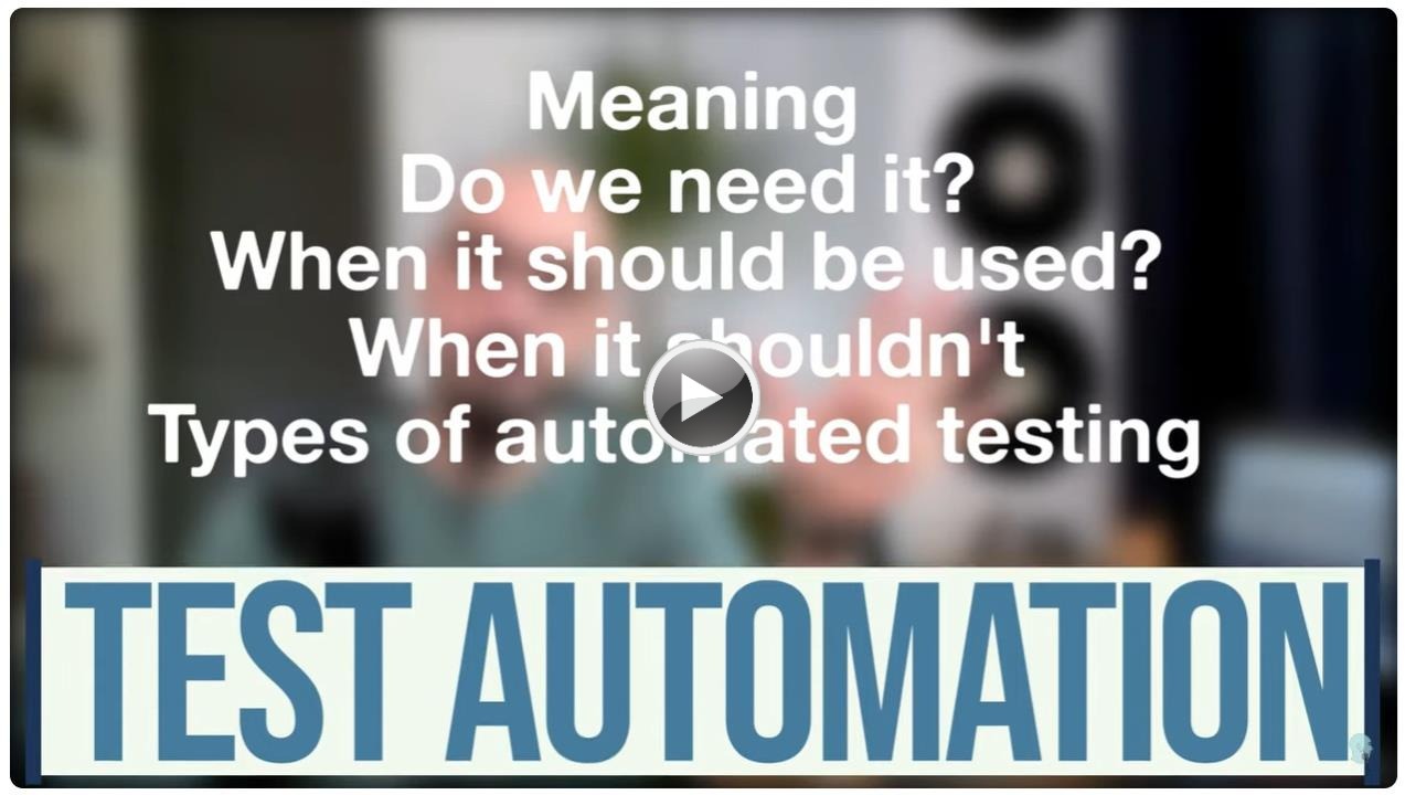 What is automated testing