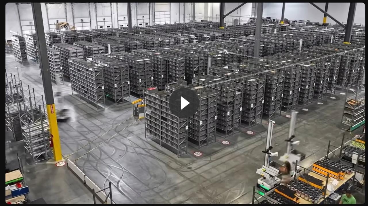 World’s most advanced robotic warehouse (AI automation)