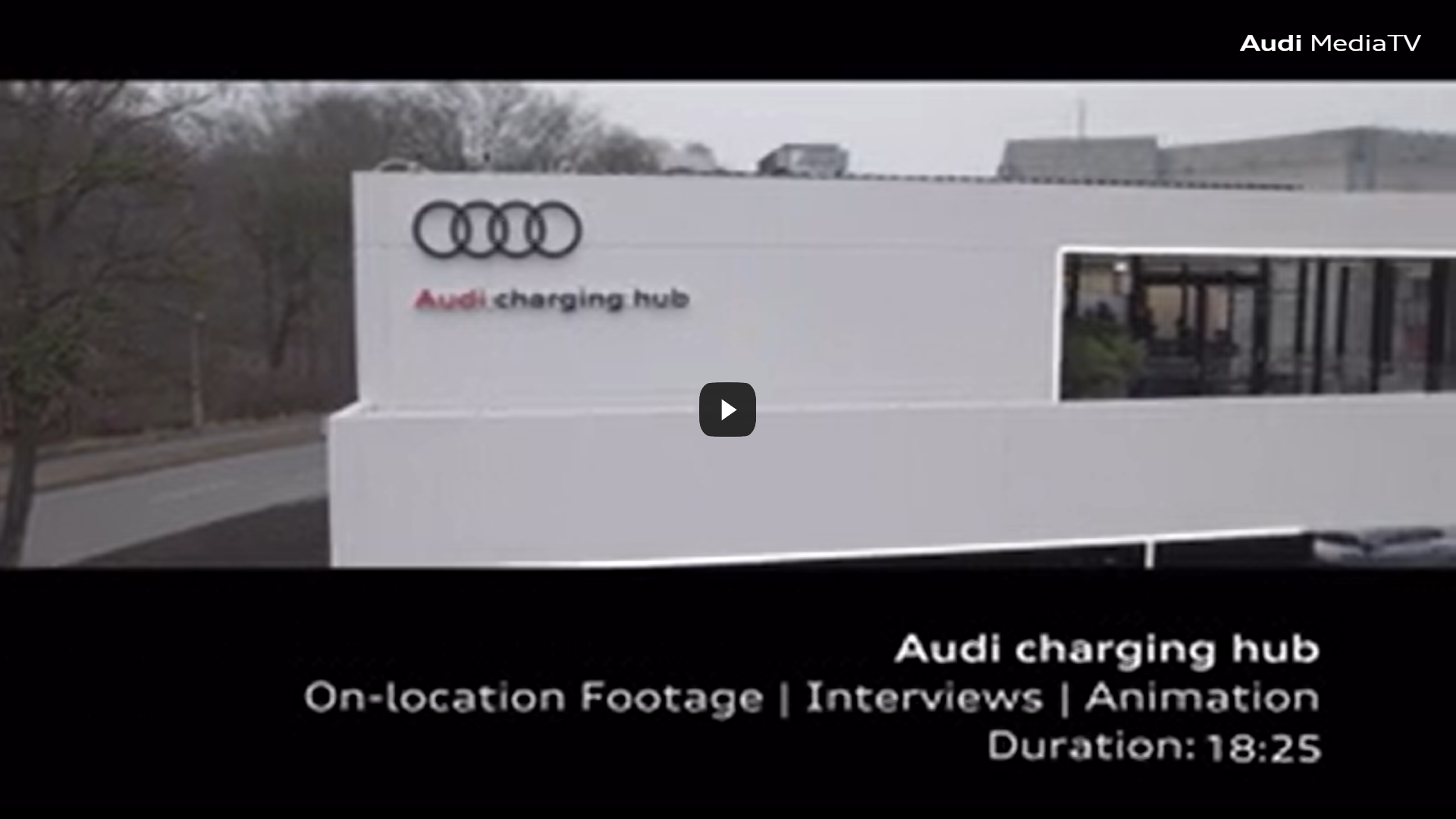 Footage: Audi charging hub