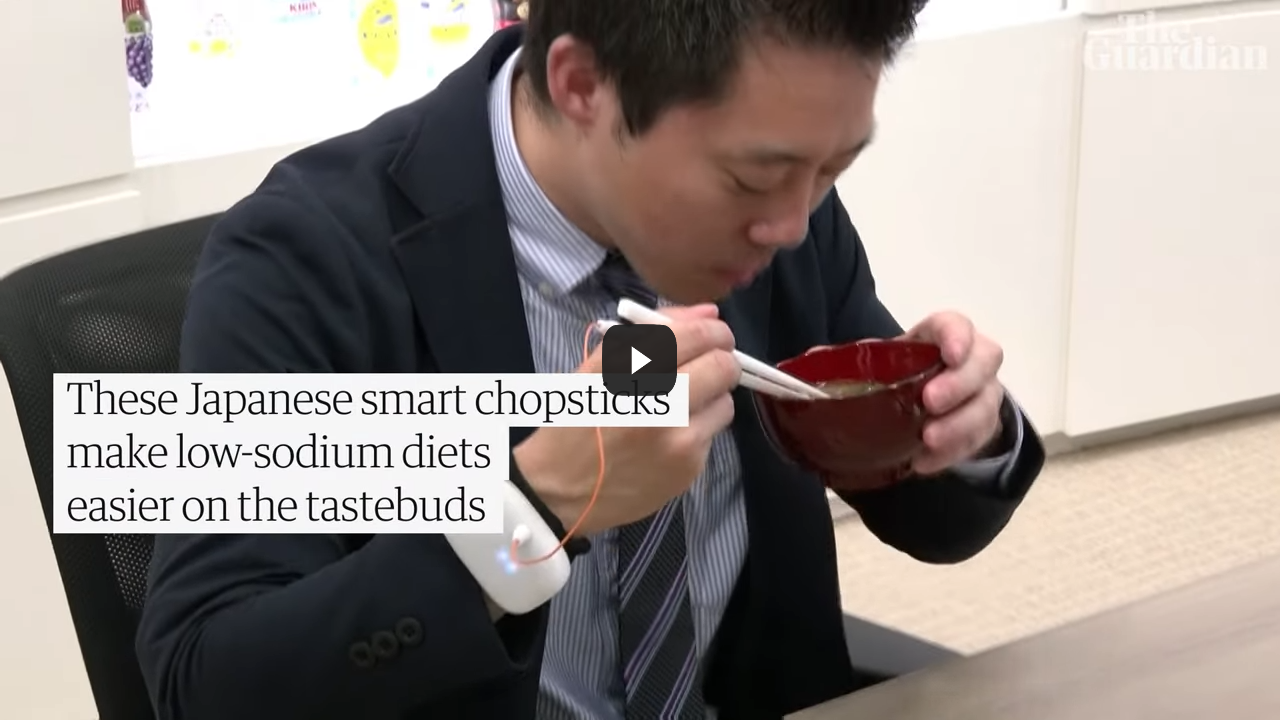 Japan researchers develop electric chopsticks to enhance salty taste